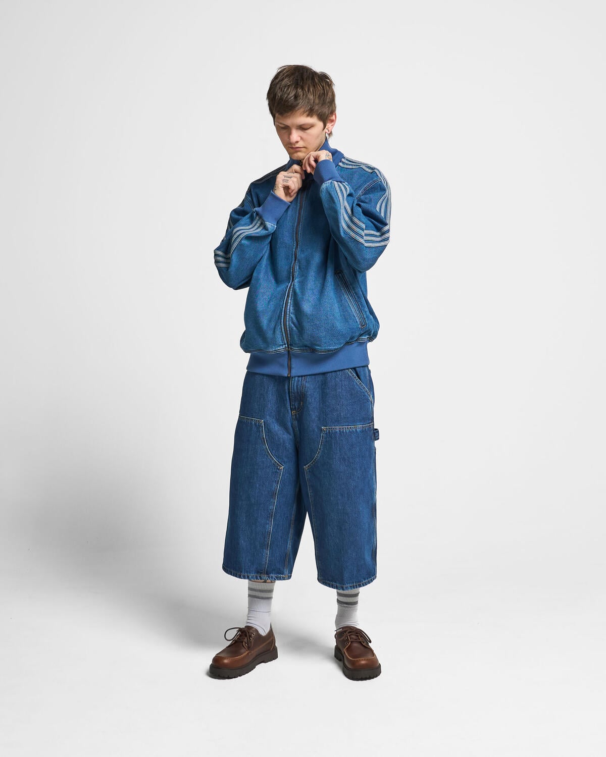adidas Originals DENIM FIREBIRD TRACK TOP | KD1517 | AFEW STORE